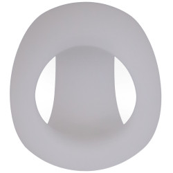 RockSolid by Doc Johnson Ballstretcher en silicone The Stretcher Blanc
